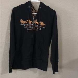 REVERSEIBLE Cowgirl Tuff zip up